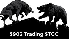 $903 Today Trading $TGC